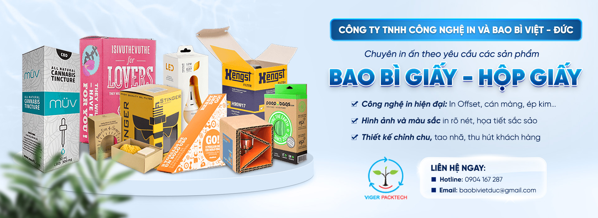 CÔNG TY TNHH CÔNG NGHỆ IN VÀ BAO BÌ VIỆT - ĐỨC